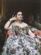 Jean-Auguste Dominique Ingres madame moitessier painting